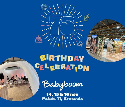 Mustela fête ses 75 ans au Salon Babyboom : venez participer à nos conférences et ateliers exclusifs ! - Mustela Benelux - 1