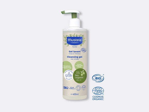 Wasgel lichaam en haar Bio gecertificeerd - Mustela Belgium - 1