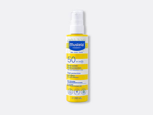 Mustela Spray solaire haute protection bebe SPF50 200ml  - Mustela Belgium - 3