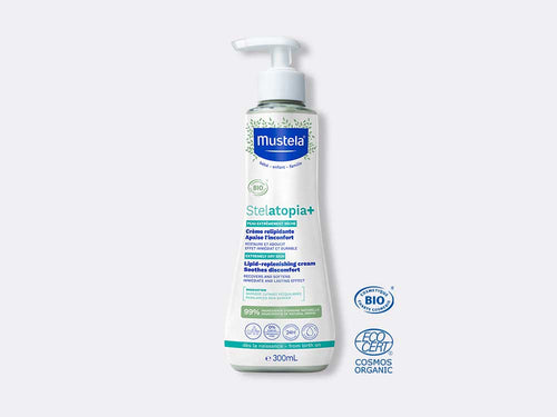 Crème relipidante anti-grattage certifiée Bio - Mustela Belgium - 1