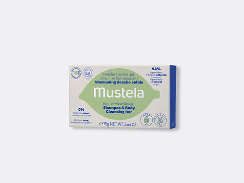 mustela famille bébé shampoing douche solide 75g - Mustela Belgium - 3