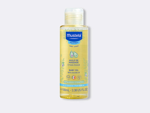 Huile de massage bébé à l'avocat - Mustela Belgium - 1