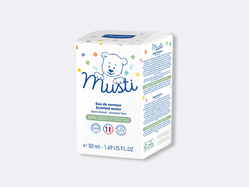 Musti eau de senteur musti parfum bébé enfant packaging - Mustela Belgium - 3